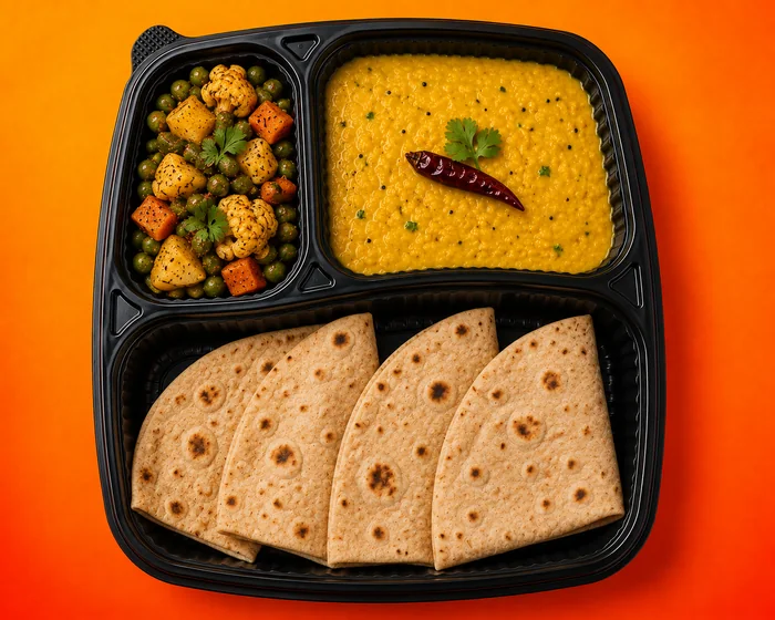 Roti + Sabji + Dal catering option